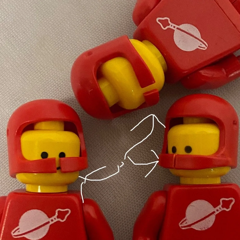 Space LEGO Classic Space 5x Minifigures Various Accessories Vintage